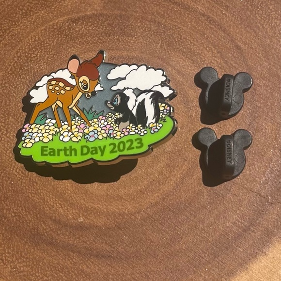 Bambi and Flower Limited Release Pin - Picture 2 of 4
